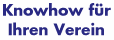 Knowhow f&uuml;r Ihren Verein